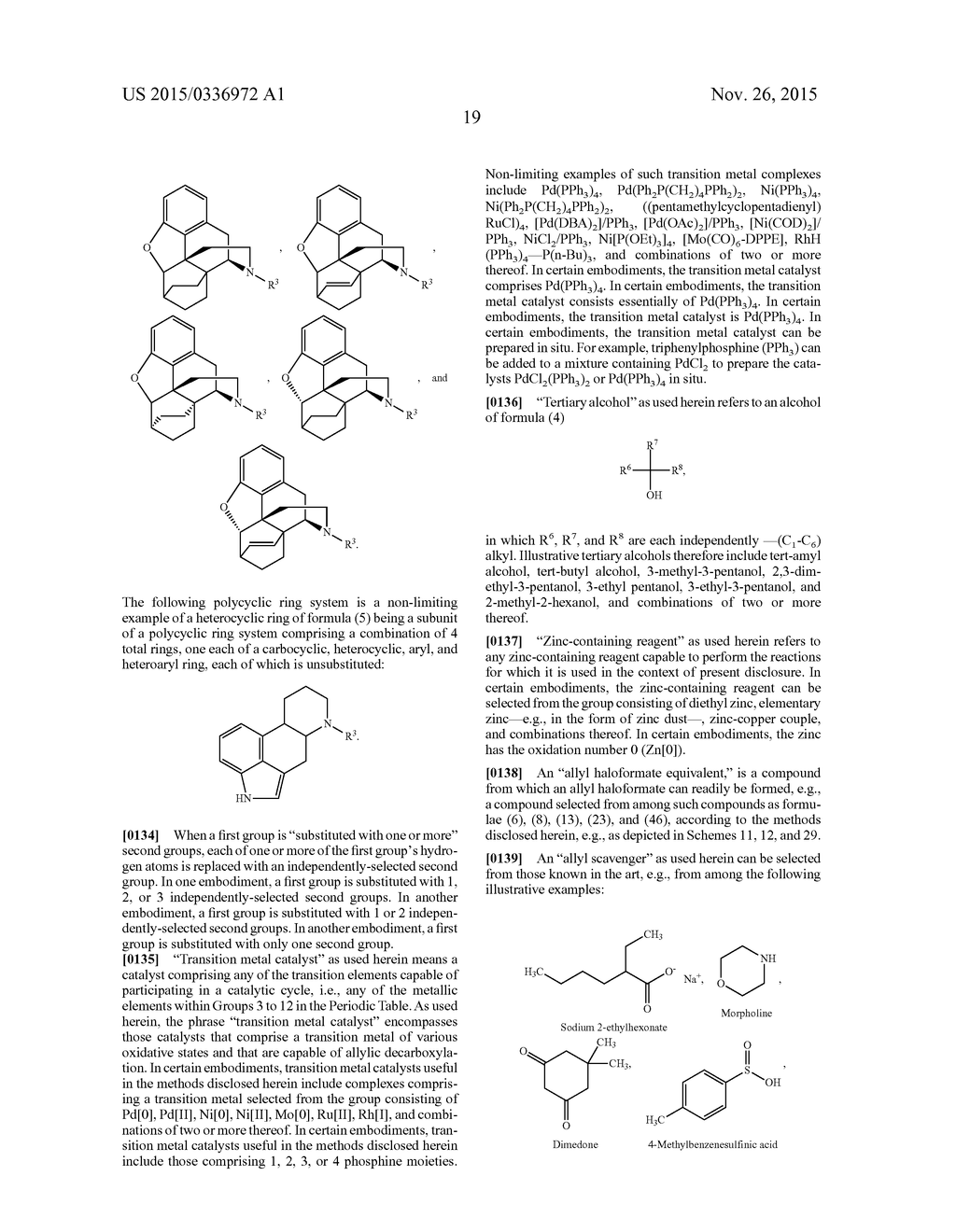 TRANSITION METAL-CATALYZED PROCESSES FOR THE PREPARATION OF N-ALLYL     COMPOUNDS AND USE THEREOF - diagram, schematic, and image 20