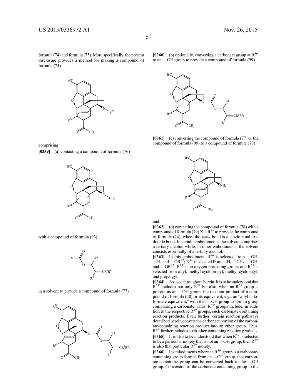 TRANSITION METAL-CATALYZED PROCESSES FOR THE PREPARATION OF N-ALLYL     COMPOUNDS AND USE THEREOF - diagram, schematic, and image 62