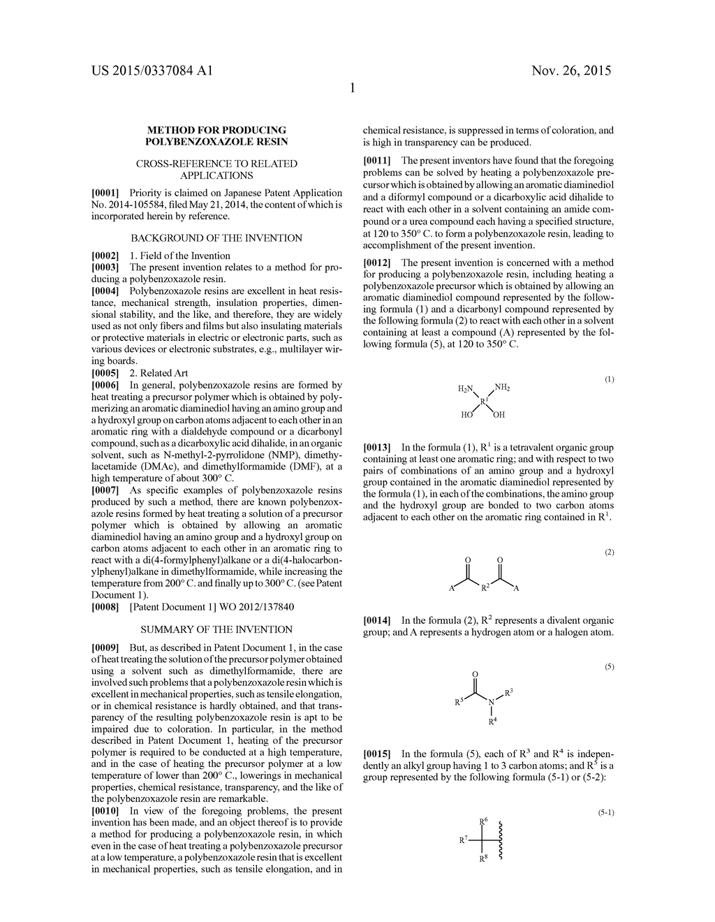 METHOD FOR PRODUCING POLYBENZOXAZOLE RESIN - diagram, schematic, and image 02
