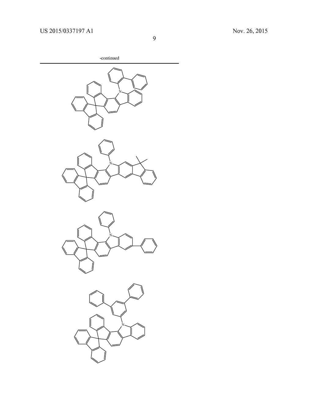 MATERIALS FOR ORGANIC ELECTROLUMINESCENT DEVICES - diagram, schematic, and image 10