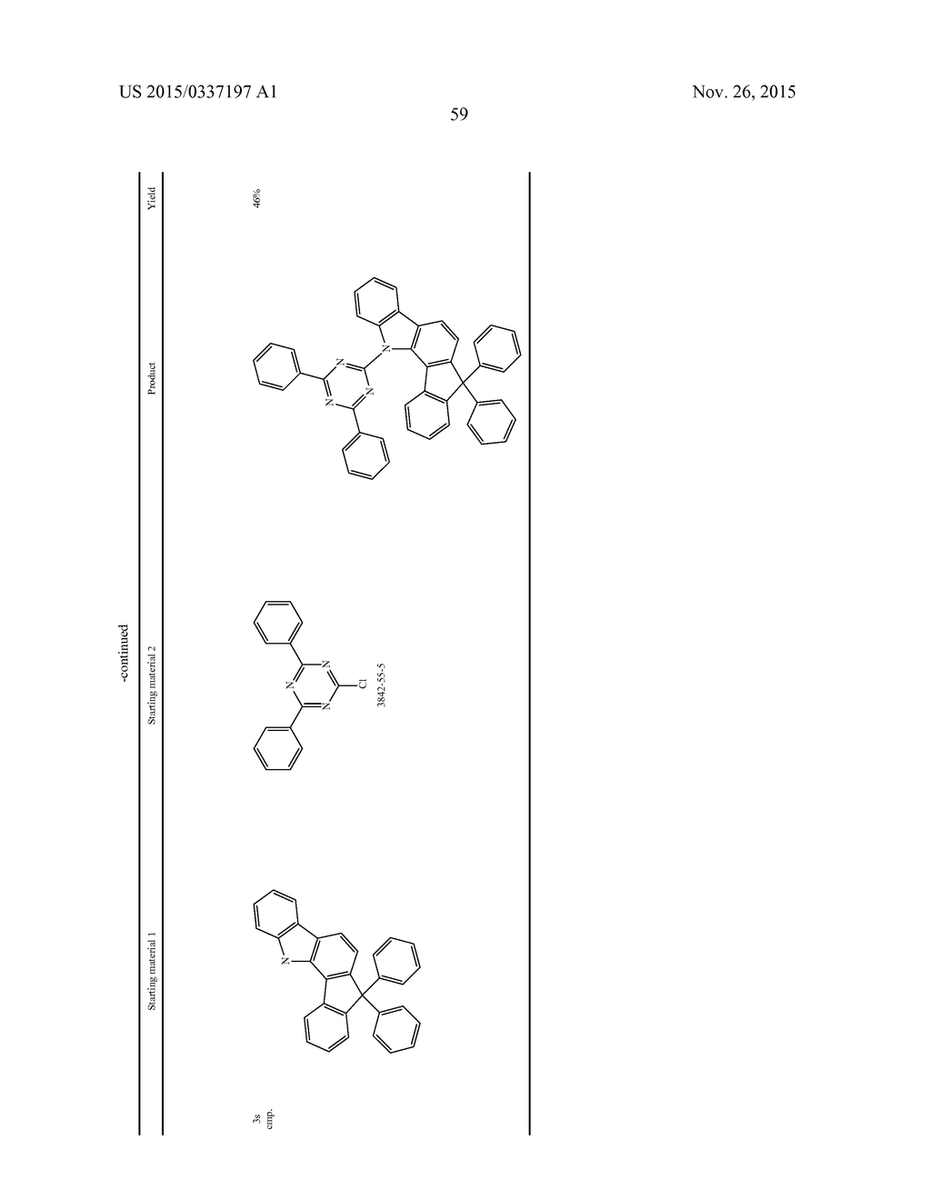 MATERIALS FOR ORGANIC ELECTROLUMINESCENT DEVICES - diagram, schematic, and image 60