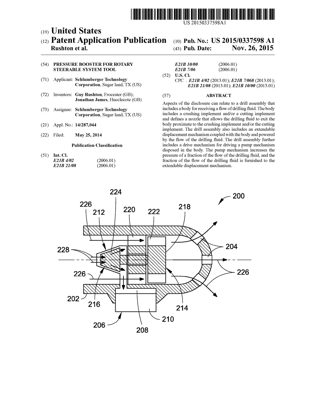 Pressure Booster for Rotary Steerable System Tool - diagram, schematic, and image 01