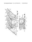 PLATFORM WITH CURVED EDGES ADJACENT SUCTION SIDE OF AIRFOIL diagram and image