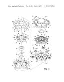 Roundel structure for five-compressing-chamber diaphragm pump diagram and image