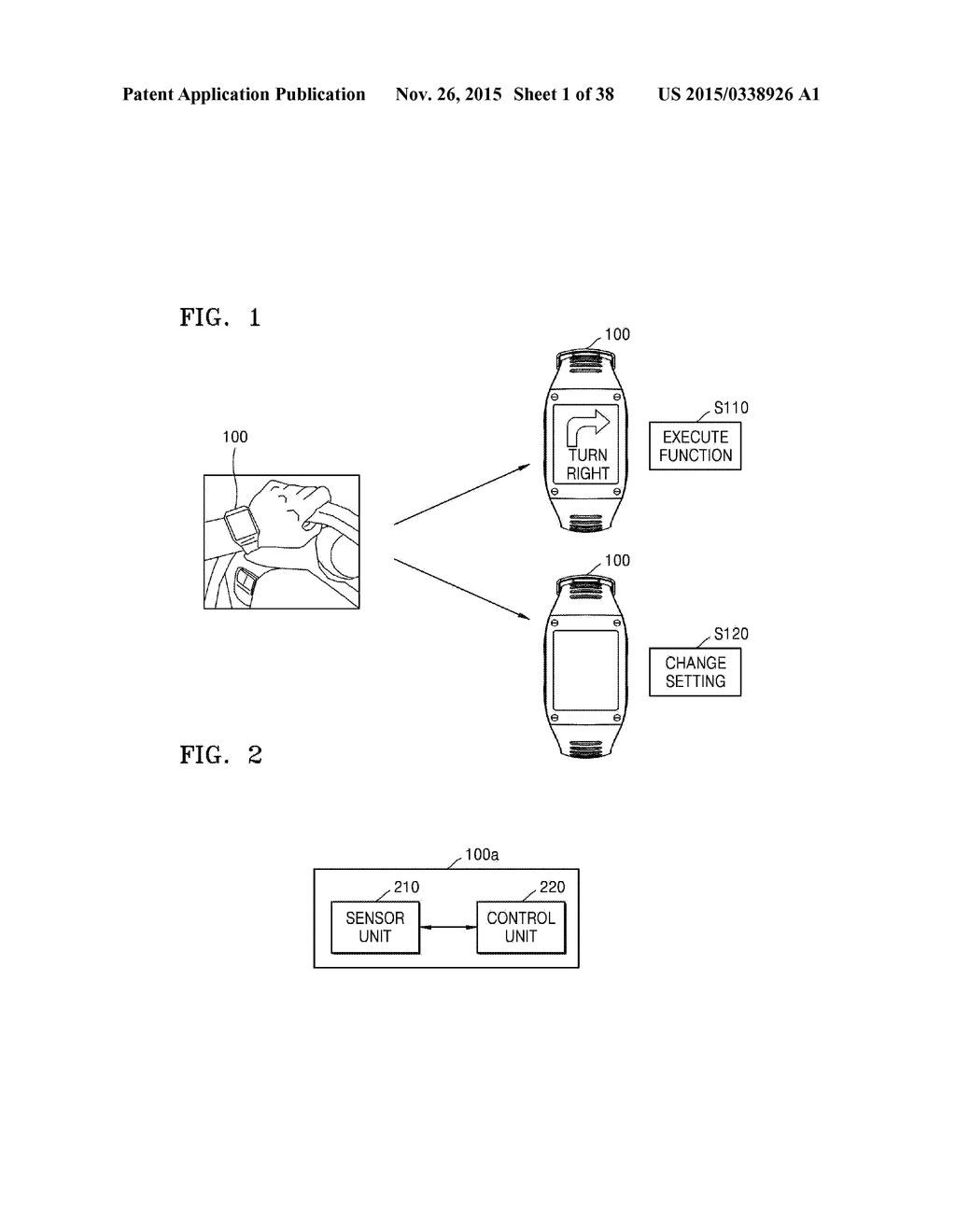 WEARABLE DEVICE AND METHOD OF CONTROLLING THE SAME - diagram, schematic, and image 02