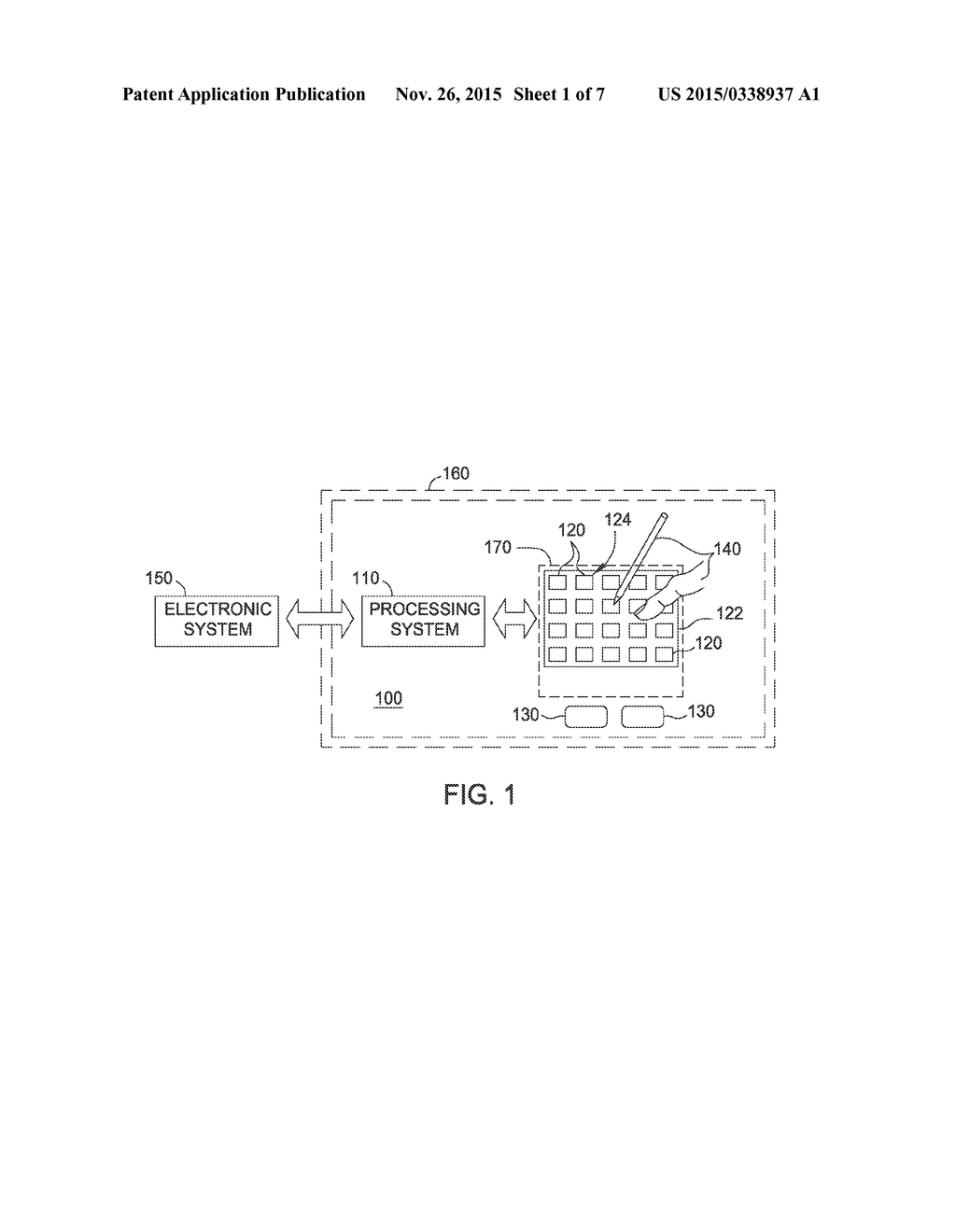 SYSTEM AND METHOD FOR DETECTING AN ACTIVE PEN WITH A MATRIX SENSOR - diagram, schematic, and image 02