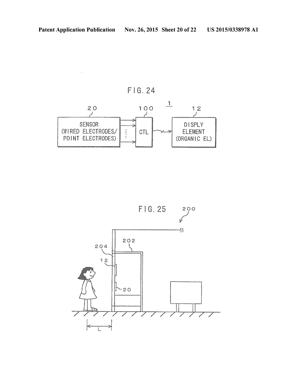 INFORMATION DISPLAY APPARATUS WITH PROXIMITY DETECTION PERFORMANCE AND     INFORMATION DISPLAY METHOD USING THE SAME - diagram, schematic, and image 21