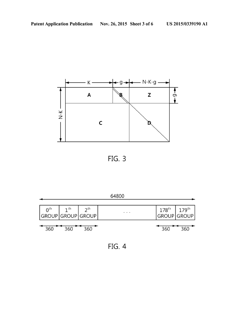 BIT INTERLEAVER FOR LOW-DENSITY PARITY CHECK CODEWORD HAVING LENGTH OF     16200 AND CODE RATE OF 4/15 AND 16-SYMBOL MAPPING, AND BIT INTERLEAVING     METHOD USING SAME - diagram, schematic, and image 04