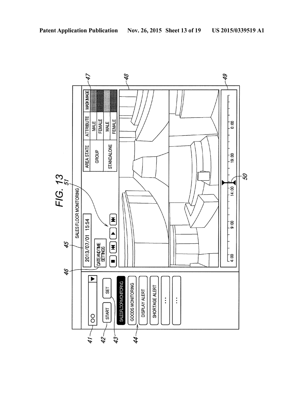 MONITORING DEVICE, MONITORING SYSTEM, AND MONITORING METHOD - diagram, schematic, and image 14