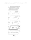 TRANSACTION AND ID CARDS HAVING SELECTED TEXTURE AND COLORING diagram and image