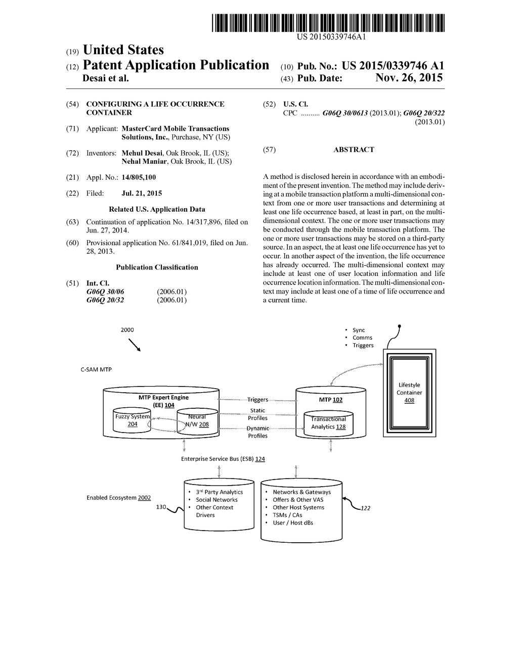 CONFIGURING A LIFE OCCURRENCE CONTAINER - diagram, schematic, and image 01