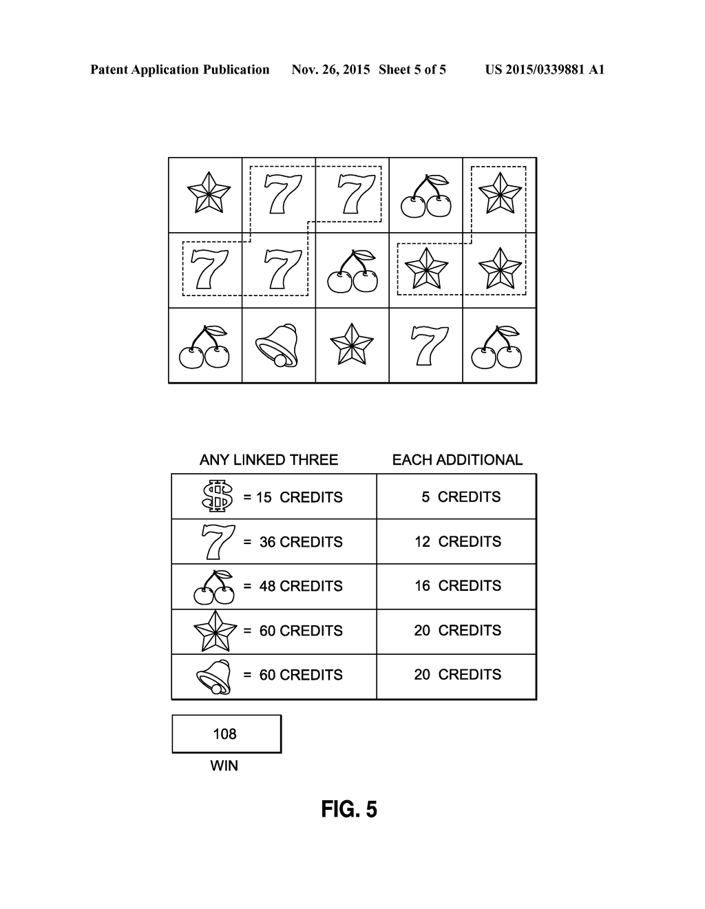 GAMING MACHINE AND GAME HAVING SYMBOLS WITH INCREASING VALUES - diagram, schematic, and image 06