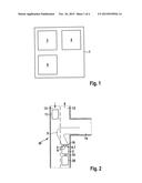 Traffic warning apparatus and traffic warning method for warning traffic     participants about a hazard region diagram and image