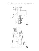 Traffic warning apparatus and traffic warning method for warning traffic     participants about a hazard region diagram and image