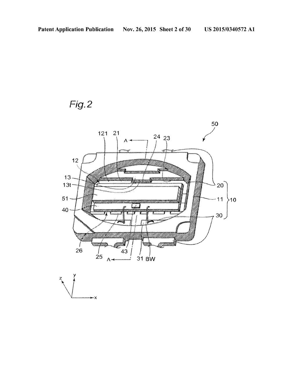 MOLDED PACKAGE FOR LIGHT EMITTING DEVICE - diagram, schematic, and image 03