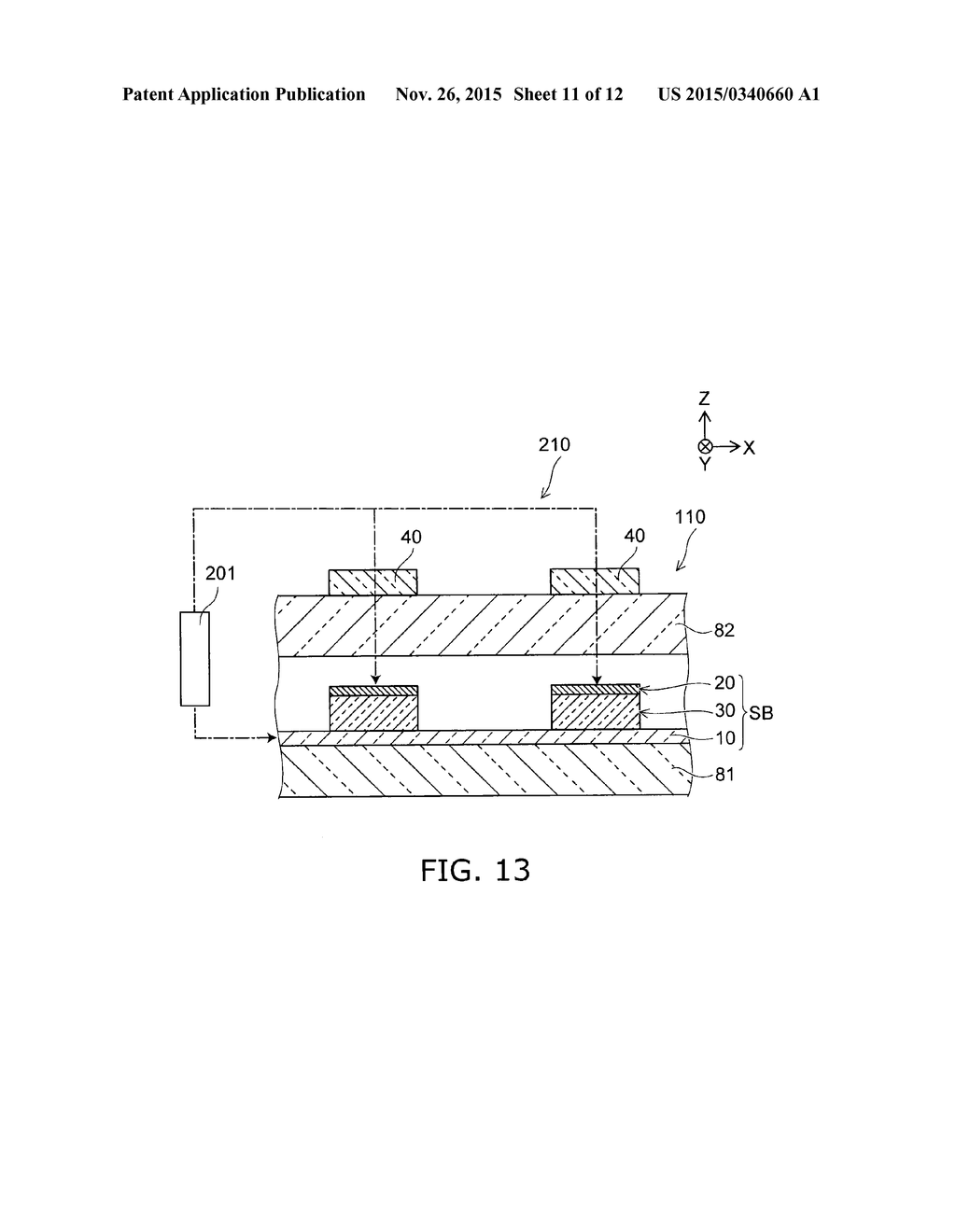 ORGANIC ELECTROLUMINESCENT DEVICE, ILLUMINATION APPARATUS, AND     ILLUMINATION SYSTEM - diagram, schematic, and image 12