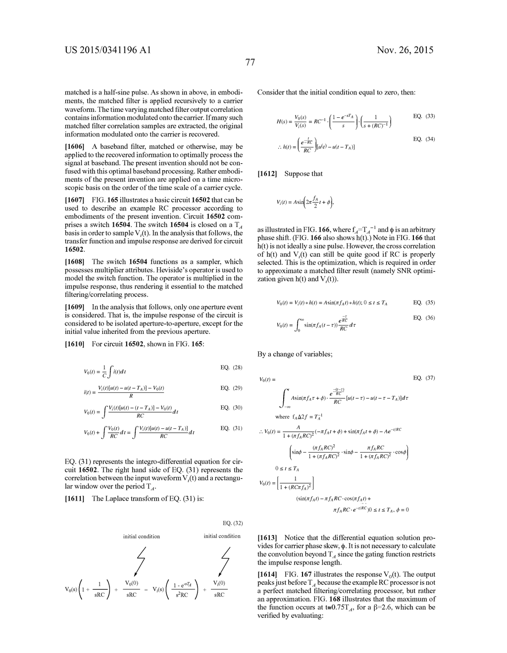 Method and System for Down-Converting an Electromagnetic Signal, and     Transforms for Same, and Aperture Relationships - diagram, schematic, and image 362