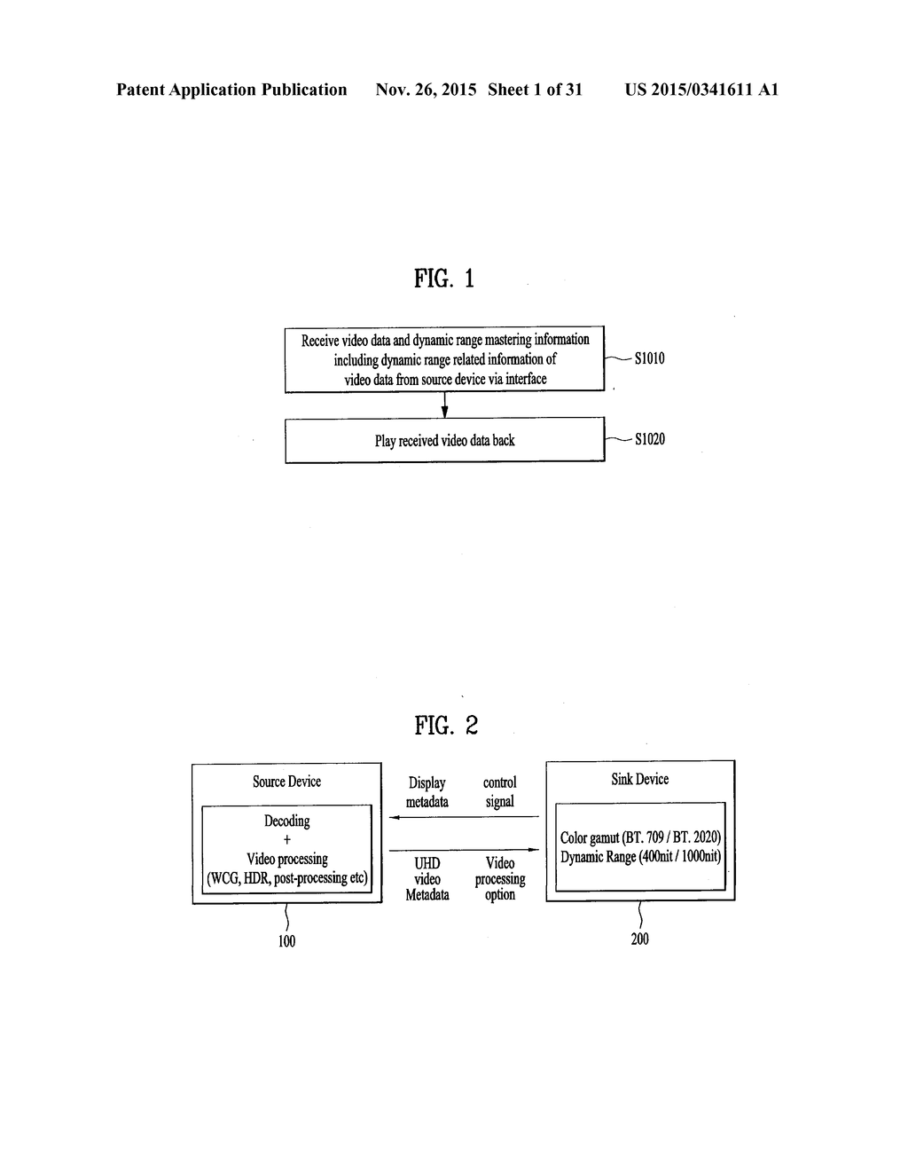 VIDEO DATA PROCESSING METHOD AND DEVICE FOR DISPLAY ADAPTIVE VIDEO     PLAYBACK - diagram, schematic, and image 02