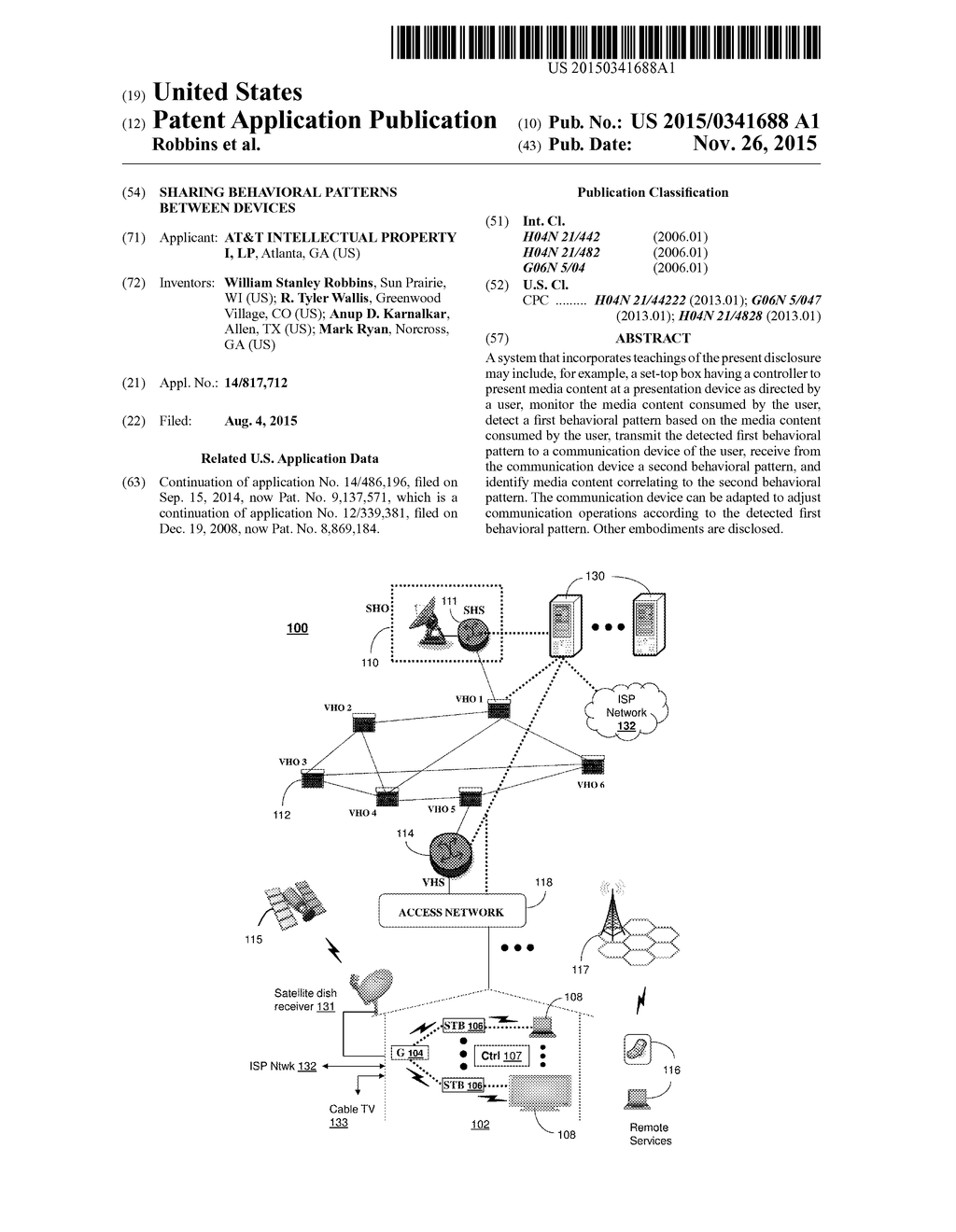 SHARING BEHAVIORAL PATTERNS BETWEEN DEVICES - diagram, schematic, and image 01