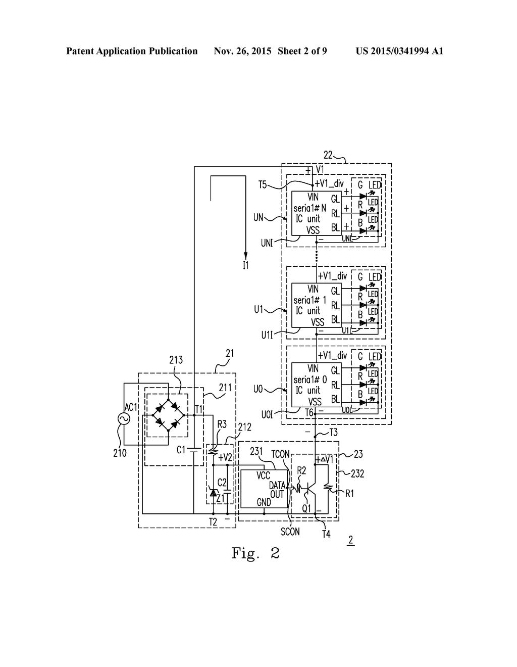 LED CIRCUIT AND DRIVING METHOD THEREOF - diagram, schematic, and image 03