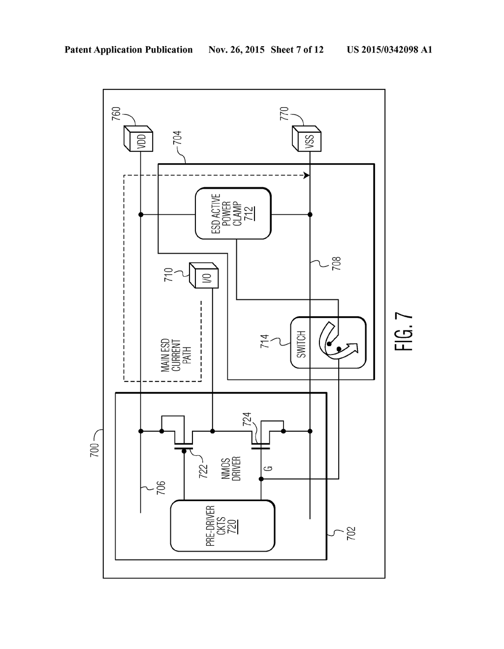 I/O DEVICE, METHOD FOR PROVIDING ESD PROTECTION FOR AN I/O DEVICE AND ESD     PROTECTION DEVICE FOR AN I/O DEVICE - diagram, schematic, and image 08