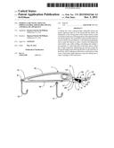 Fishing lure with a built-in, spring-loaded, adjustable diving and release     apparatus diagram and image