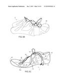 SHOE MADE FROM A SOCK AND A REINFORCING STRUCTURE diagram and image