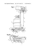 GAS CYLINDER CART SECURABLE TO GAS GRILL diagram and image