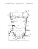 SELF-STANDING CONTAINER FOR PRE-SOAKING GRILLING PLANK diagram and image