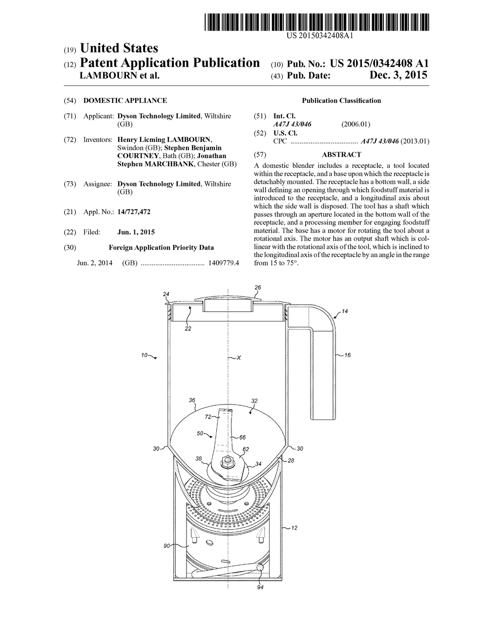 DOMESTIC APPLIANCE - diagram, schematic, and image 01