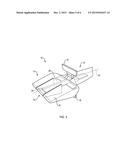 HANDHELD CLEANING DEVICE WITH ELONGATED HANDLE FOR USE WITH DISPOSABLE     CLEANING TOWEL diagram and image