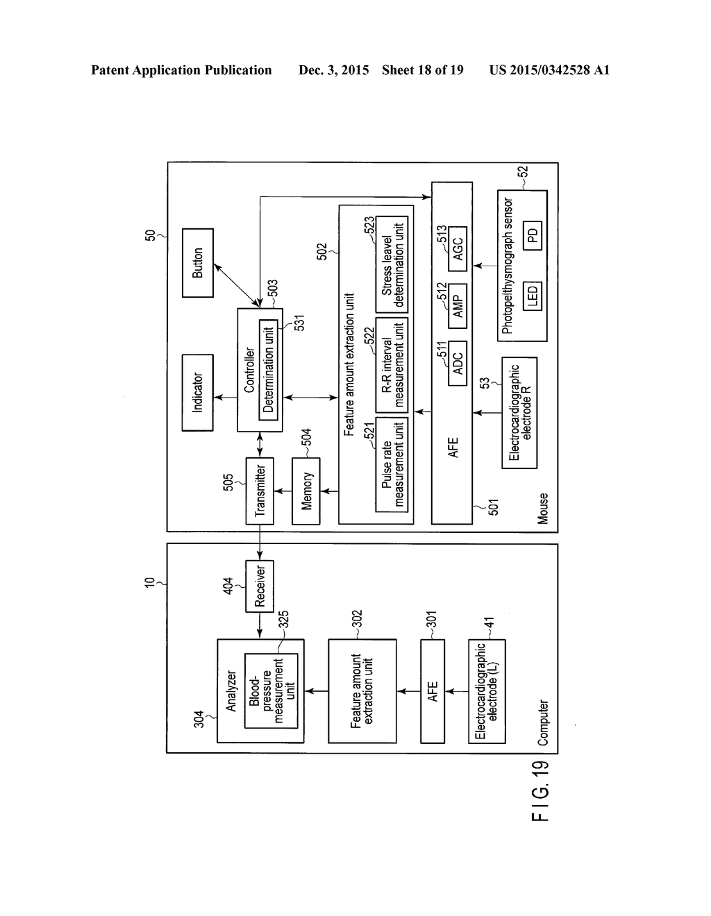 ELECTRONIC APPARATUS AND VITAL SIGN SIGNAL MEASURING METHOD - diagram, schematic, and image 19