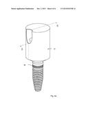 DENTAL COMPONENT WITH METAL ADAPTER diagram and image