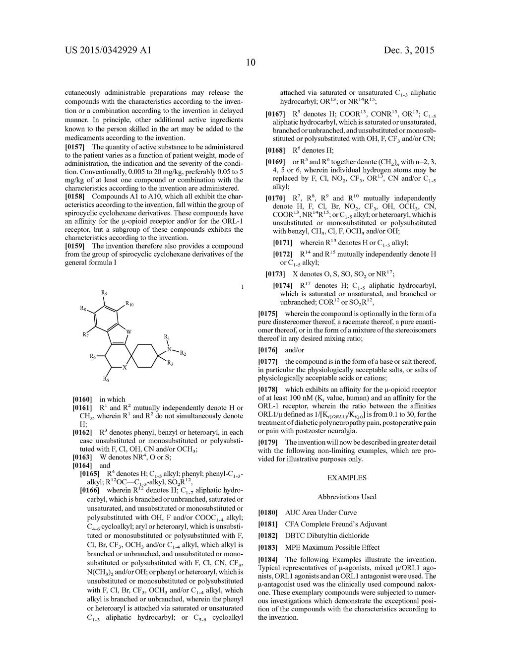 Mixed ORL1/mu-agonists for the Treatment of Pain - diagram, schematic, and image 36