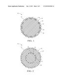 GOLF BALL WITH GROUND DOWN MEDIAL LAYER diagram and image