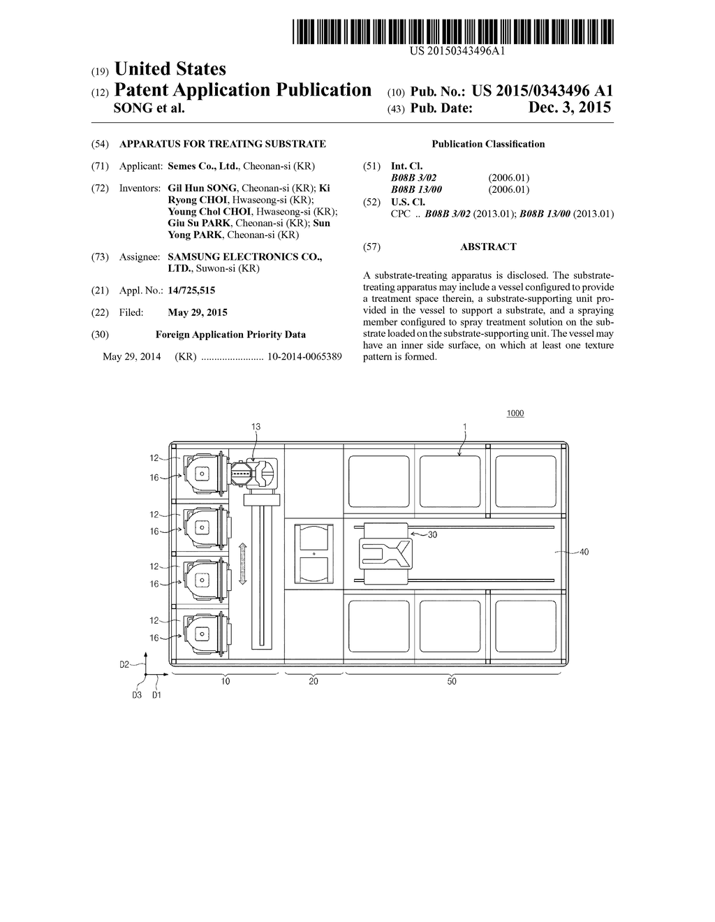 APPARATUS FOR TREATING SUBSTRATE - diagram, schematic, and image 01