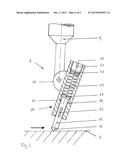 METHOD FOR MACHINING A SURFACE REGION OF A ROLLING BEARING RING, AND     ROLLING BEARING RING AND ROLLING BEARING diagram and image