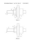 ROTATING WHEEL MOUNTING STRUCTURE diagram and image