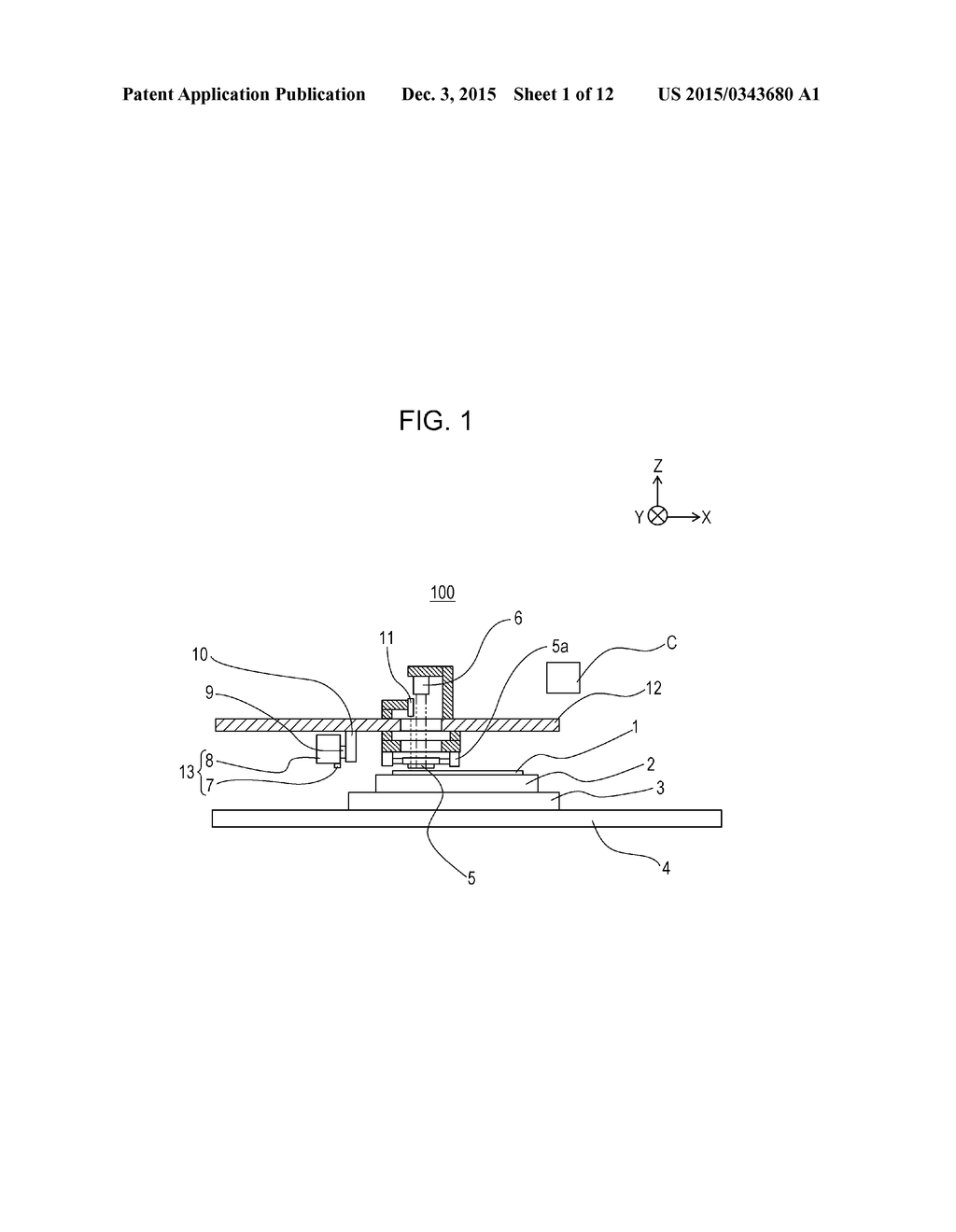 APPLICATION DEVICE, IMPRINTING APPARATUS, AND METHOD FOR MANUFACTURING     OBJECT - diagram, schematic, and image 02