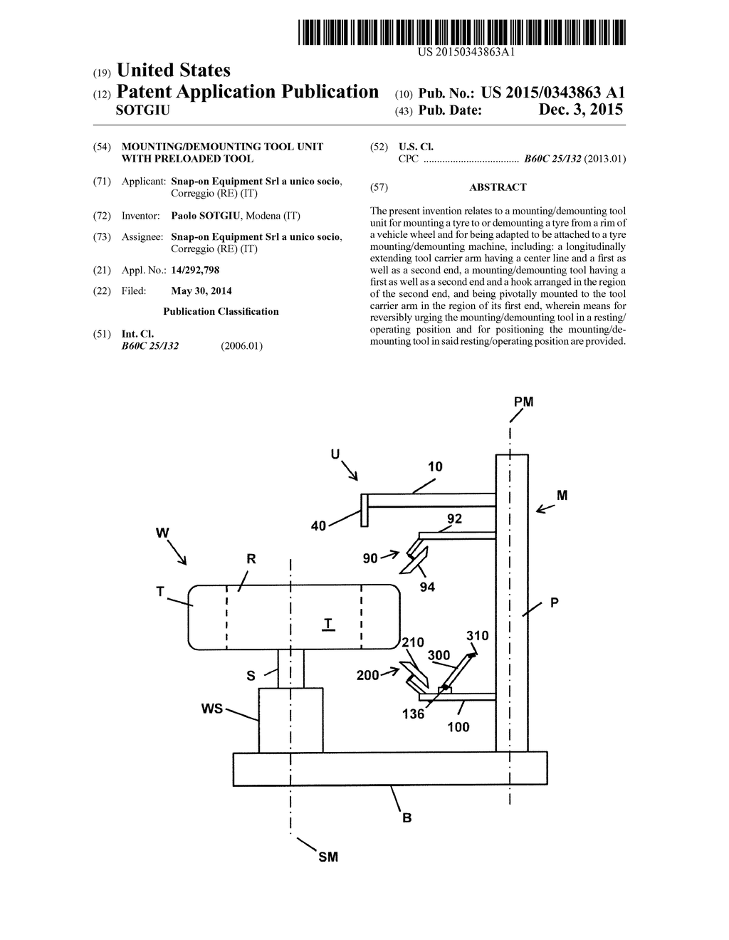 MOUNTING/DEMOUNTING TOOL UNIT WITH PRELOADED TOOL - diagram, schematic, and image 01