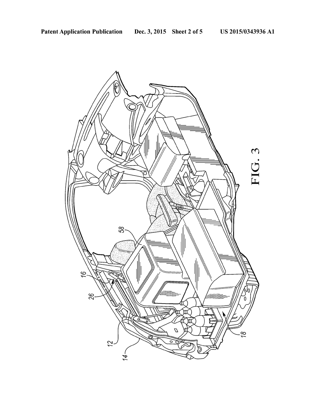 VEHICLE WITH UPWARDLY MOVABLE DOOR - diagram, schematic, and image 03