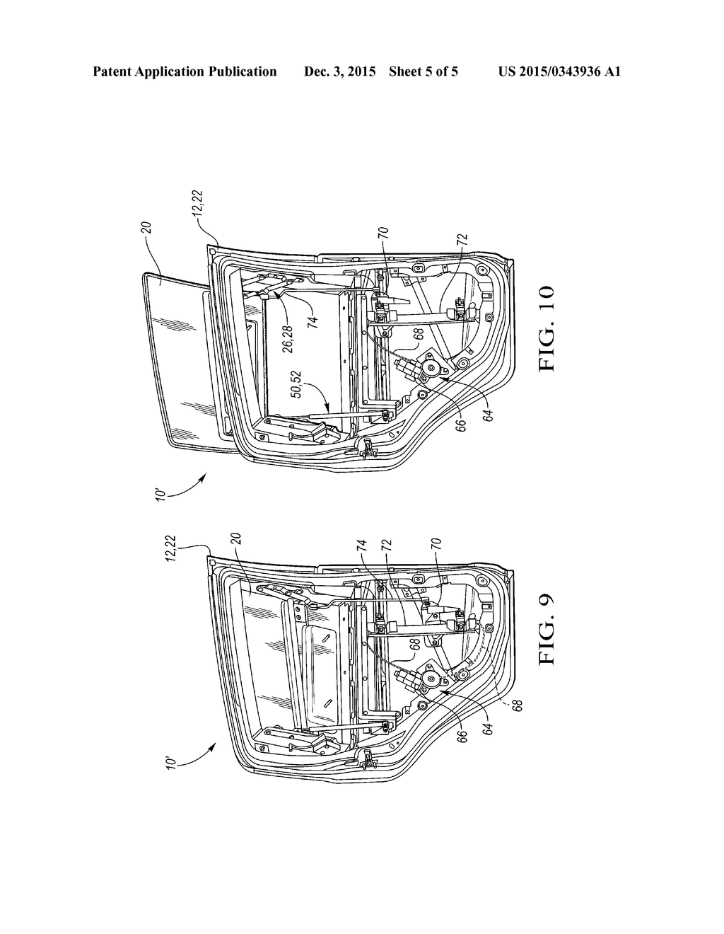 VEHICLE WITH UPWARDLY MOVABLE DOOR - diagram, schematic, and image 06