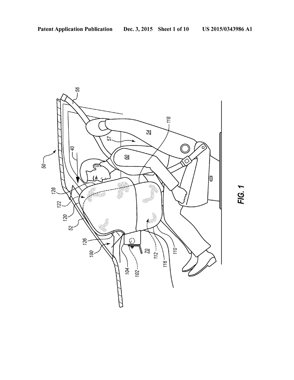 DUAL CUSHION AIRBAG WITH INDEPENDENT INFLATION - diagram, schematic, and image 02