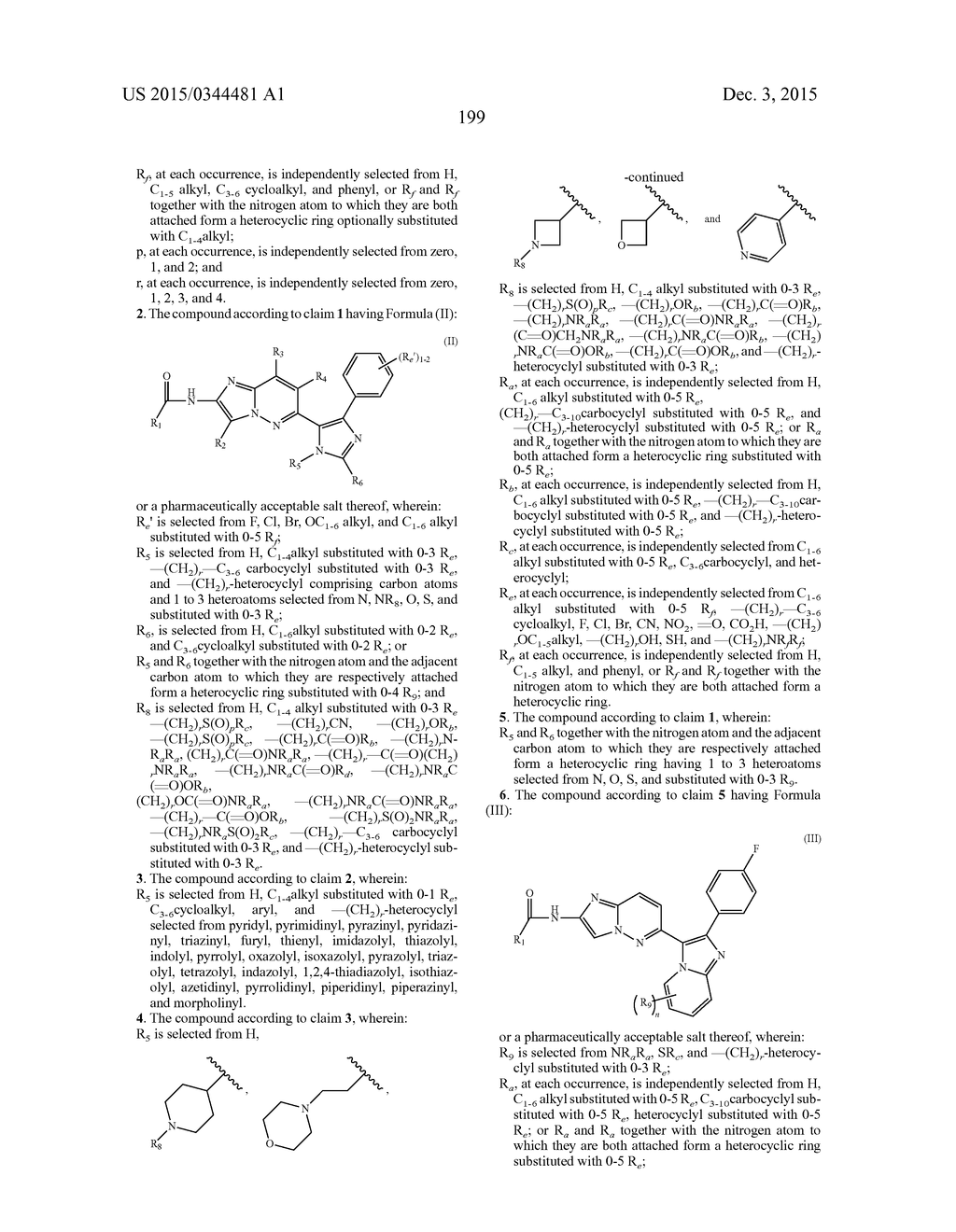 NOVEL SUBSTITUTED IMIDAZOLES AS CASEIN KINASE 1 D/E INHIBITORS - diagram, schematic, and image 200