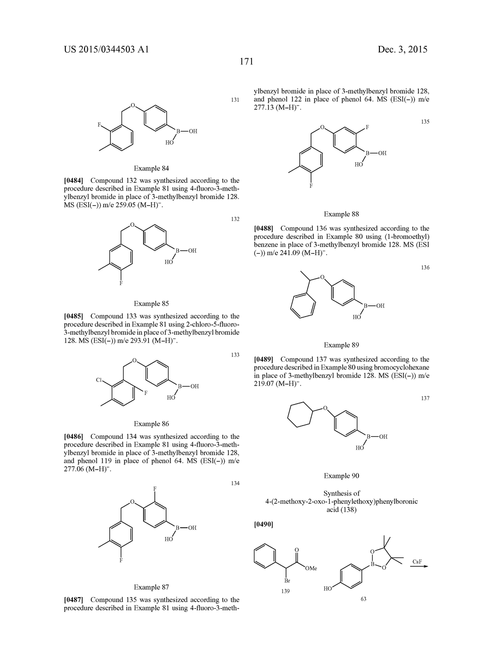 INHIBITORS OF FATTY ACID AMIDE HYDROLASE, METHODS OF TREATMENT AND METHODS     OF PREPARING SAME - diagram, schematic, and image 172
