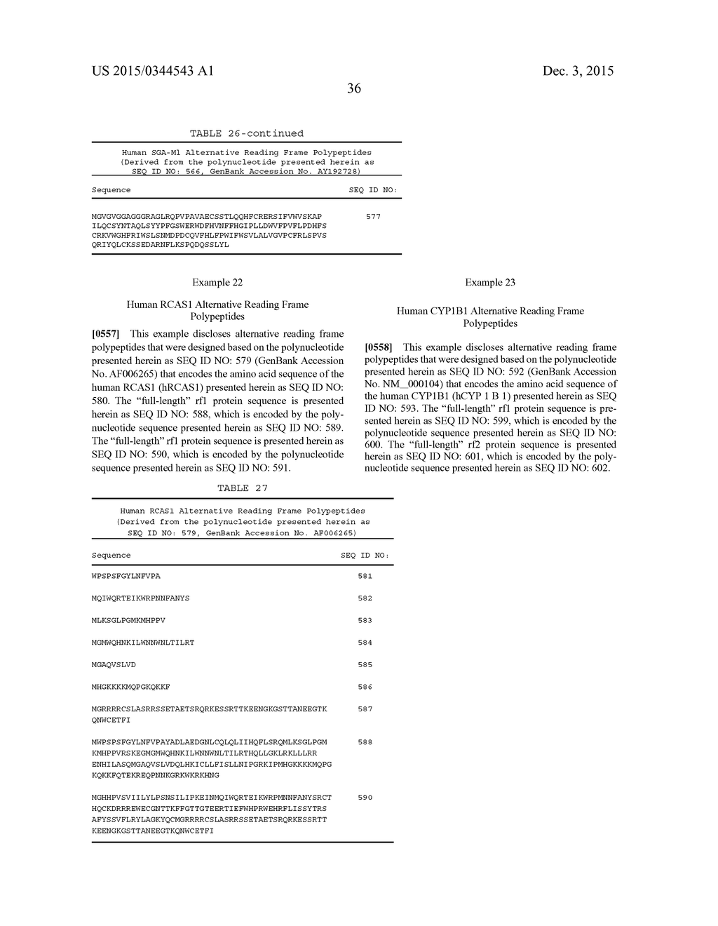 COMPOSITIONS EMPLOYING ALTERNATIVE READING FRAME POLYPEPTIDES FOR THE     TREATMENT OF CANCER AND INFECTIOUS DISEASE - diagram, schematic, and image 54