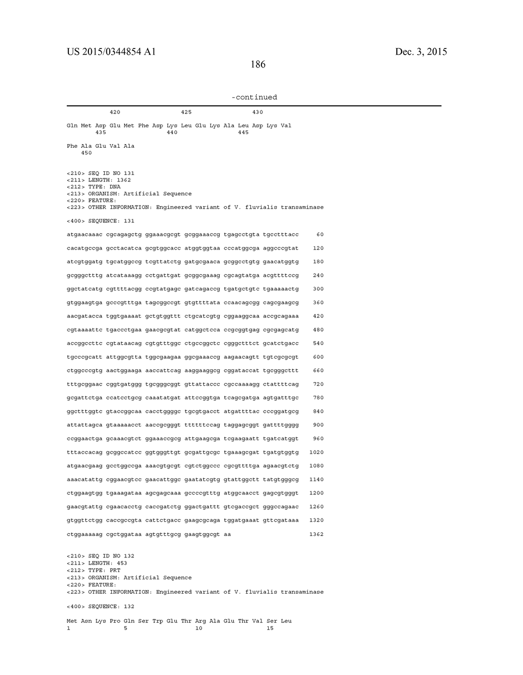 BIOCATALYSTS AND METHODS FOR SYNTHESIZING DERIVATIVES OF TRYPTAMINE AND     TRYPTAMINE ANALOGS - diagram, schematic, and image 187