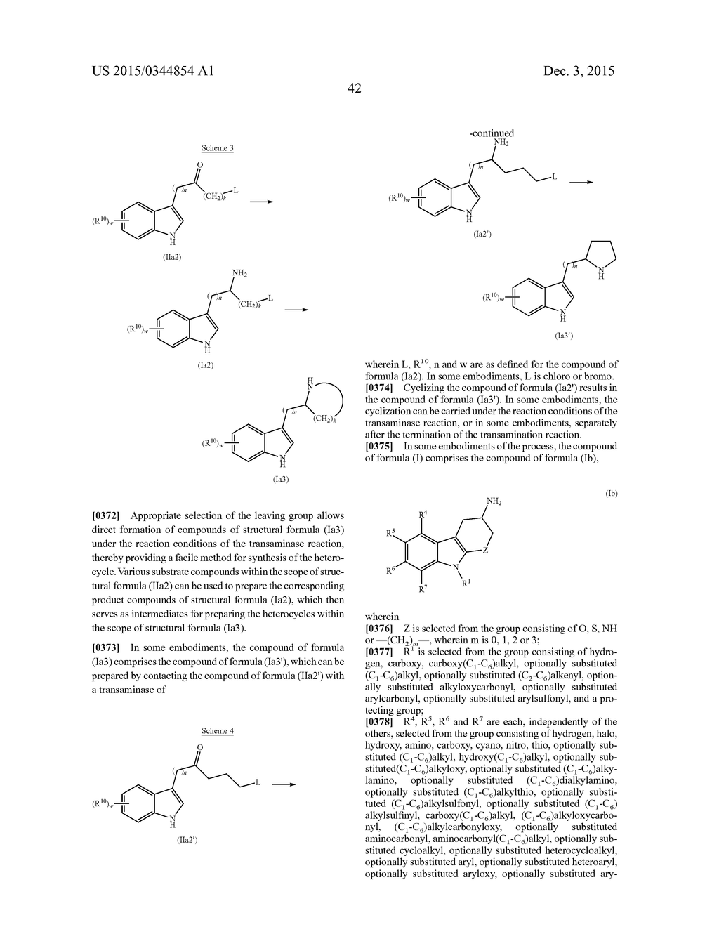 BIOCATALYSTS AND METHODS FOR SYNTHESIZING DERIVATIVES OF TRYPTAMINE AND     TRYPTAMINE ANALOGS - diagram, schematic, and image 43