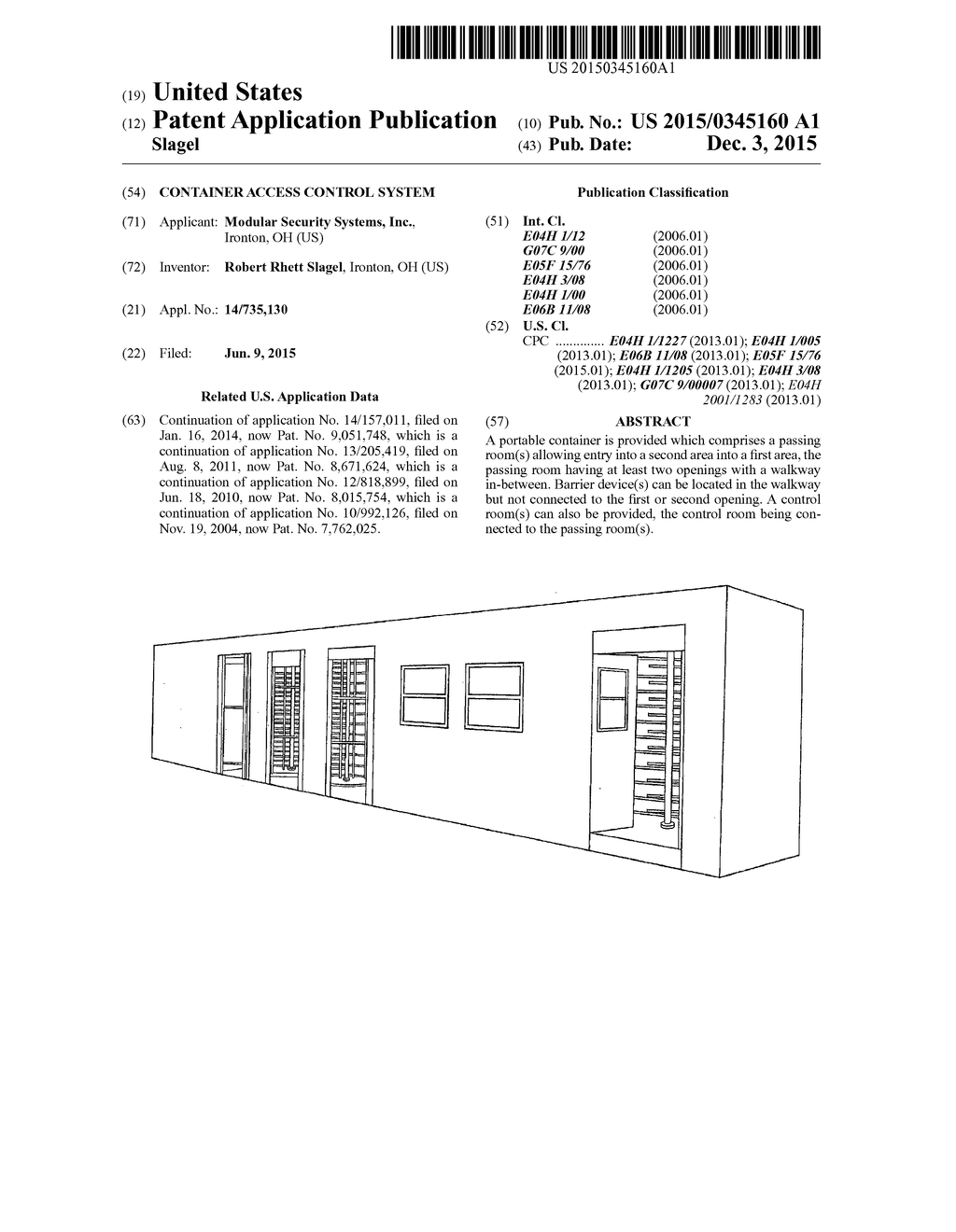 CONTAINER ACCESS CONTROL SYSTEM - diagram, schematic, and image 01