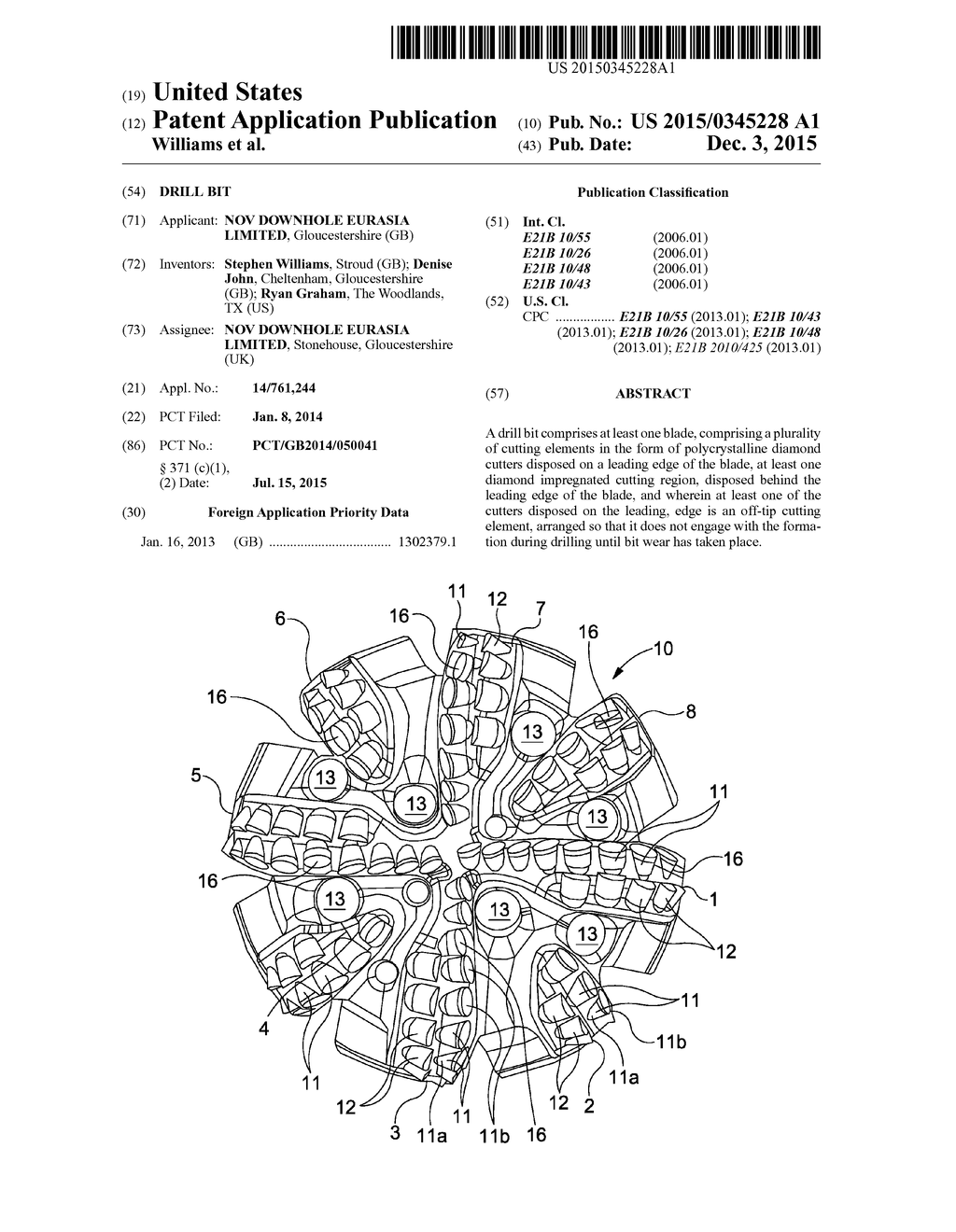 Drill Bit - diagram, schematic, and image 01